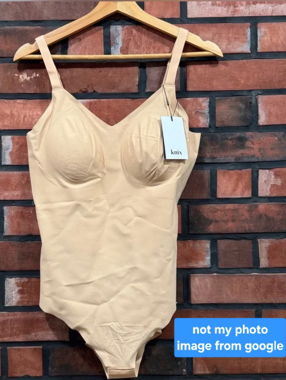 knix Nude/Tan Shapewear Bodysuit